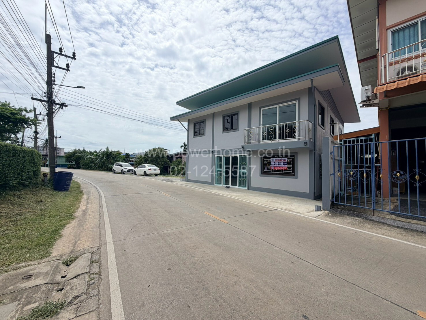 2-story townhouse, newly renovated, ready to move in, Soi Wat Sakae, Sam Khok, good location, near Sam Khok Market, Pathum Thani. – รูปที่ 2