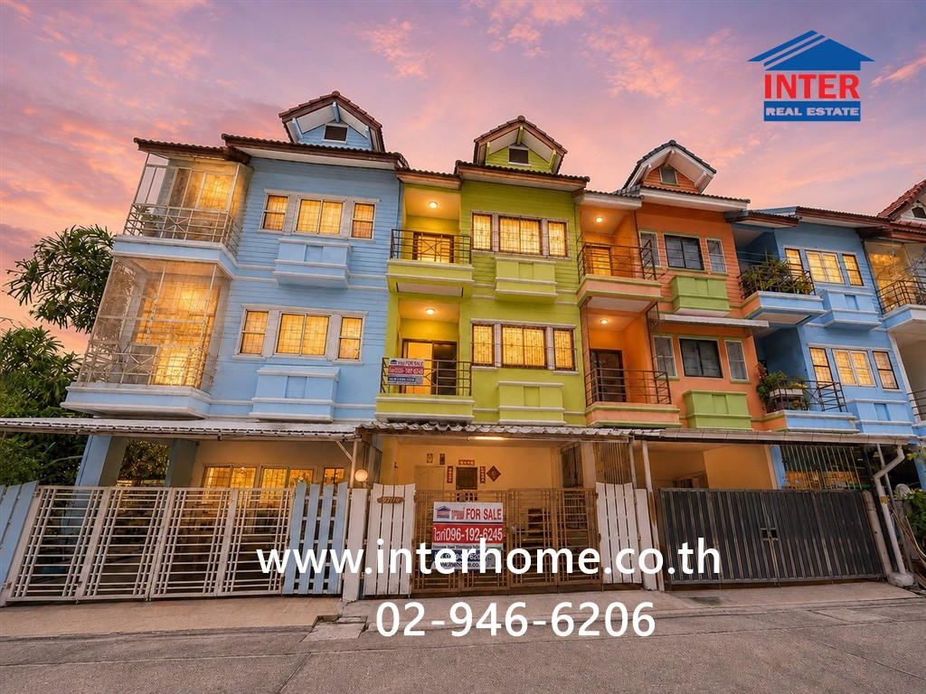 Townhome, 3 floors, 18.1 sq m, townhome near BTS Punnawithi, Soi Sukhumvit 101. (Soi Punnawithi 45) Sukhumvit Road, Wachiratham Sathit Road, Phra Khanong District, Bangkok – รูปที่ 3