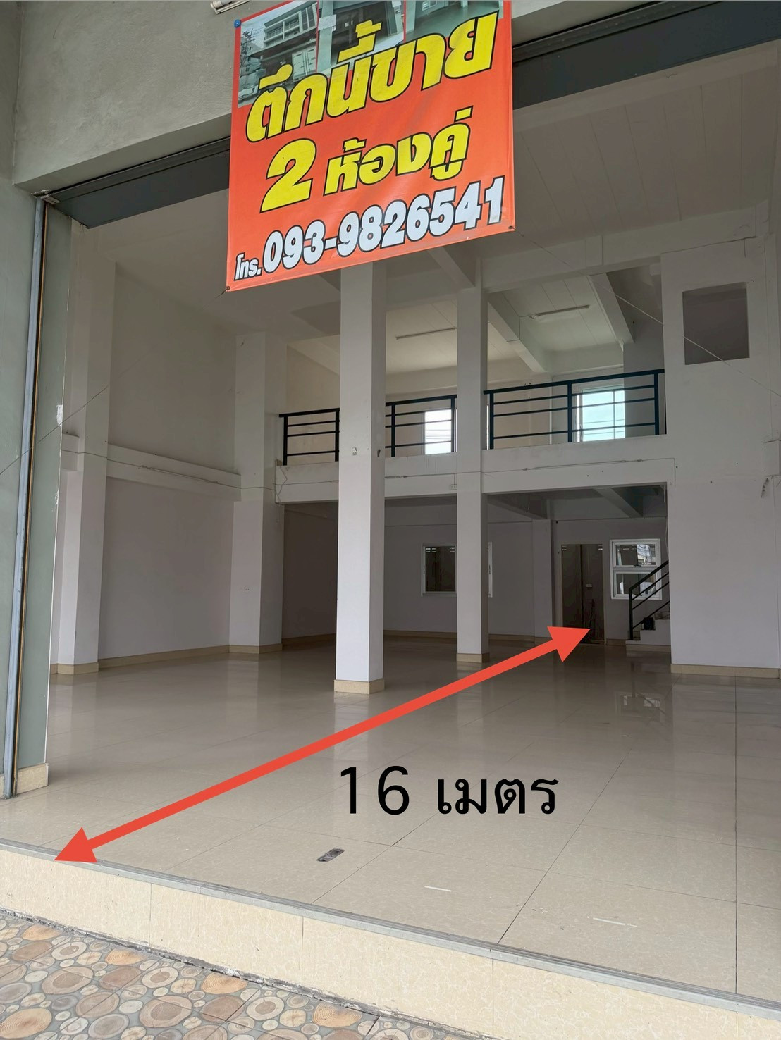Commercial building for sale, 2 units, 3 floors, with mezzanine, good location, near Talad Thai, Khlong Luang District, Pathum Thani Province. – รูปที่ 3