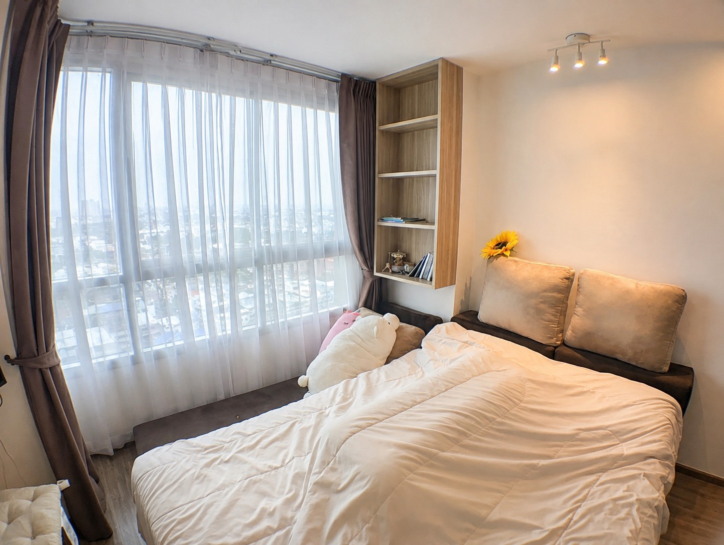 🏙️ Condo for rent U Delight@Talat Phlu Station (U Delight @ Talat Phlu Station), high floor room, city view, fully furnished. Ready to move in ✨