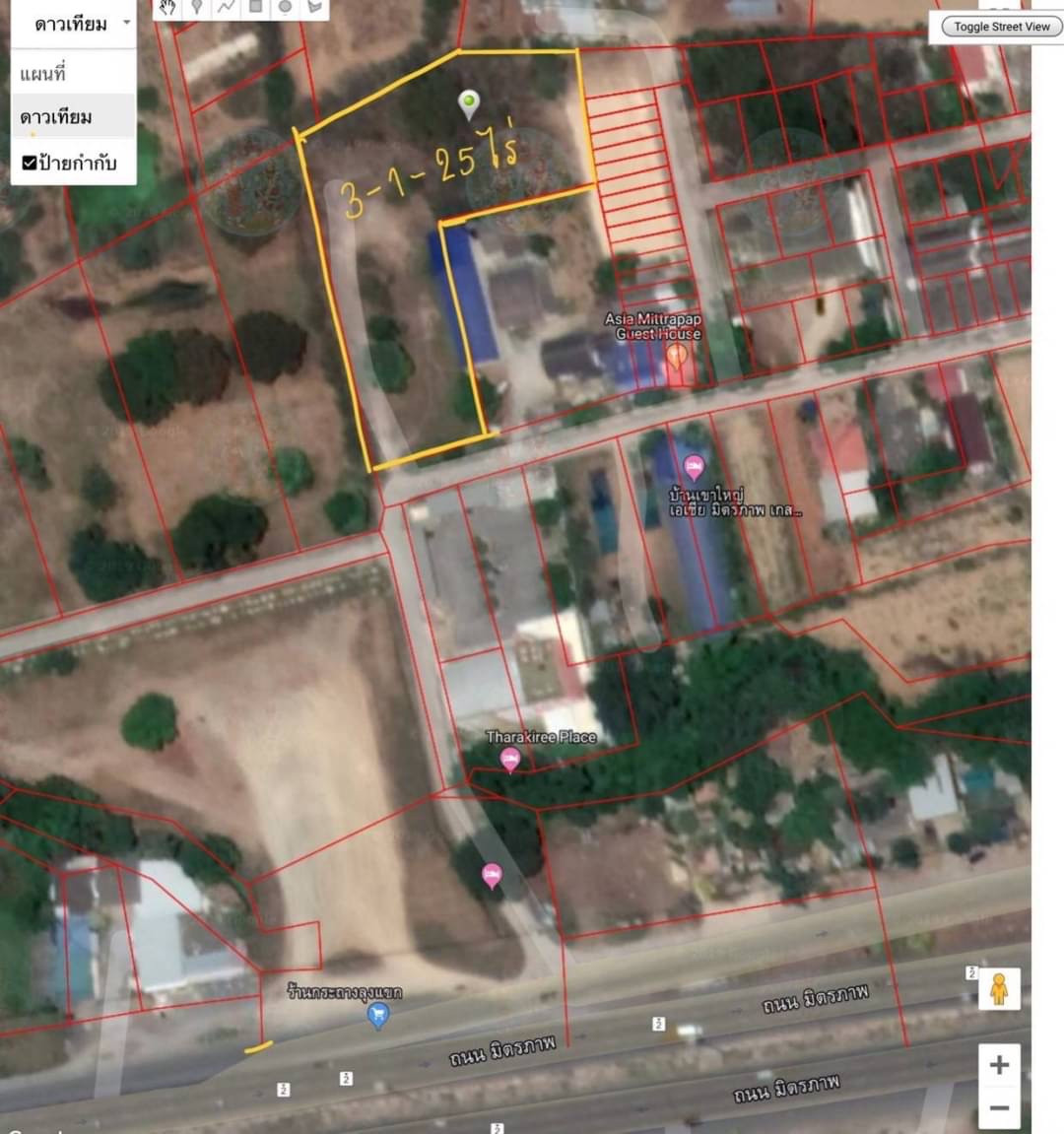 (G-123) ขาย ที่ดินแปลงสวย 3-1-25ไร่ หลังโลตัส อ.ปากช่อง จ.นครราชสีมา