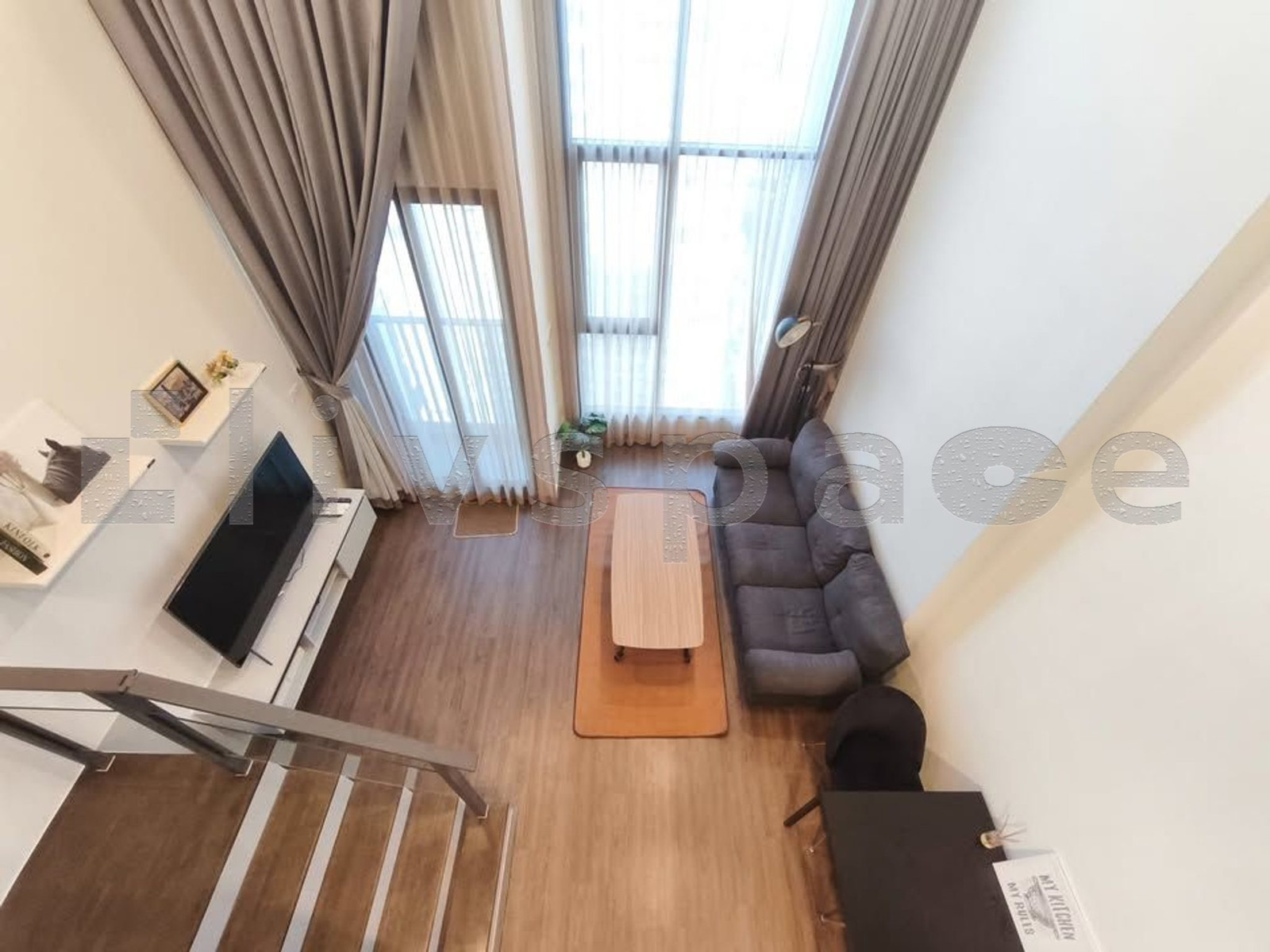 ▚ L1JC05ツ ให้เช่า: Knightsbridge Space Rama 9 1 Bed Duplex 39ตร.ม. เพดานสูง เฟอร์ครบ พร้อมอยู่✨ – รูปที่ 4