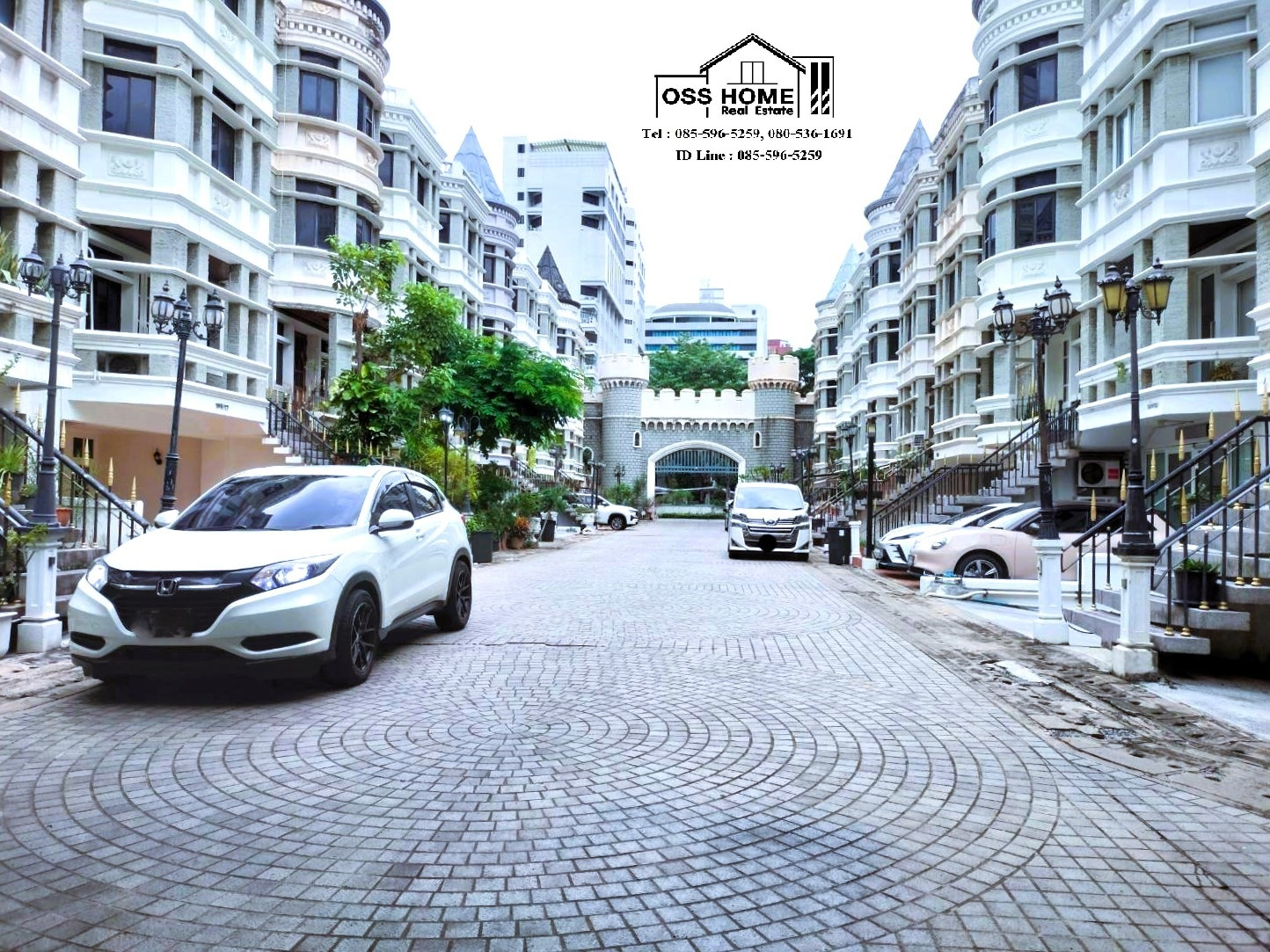KT387 4-story luxury townhome for rent, Chicha Castle project in the heart of Sukhumvit 31, SWU Prasarnmit University, near many international schools. Asoke and Phrom Phong areas Surrounded by shopping centers such as Terminal 21 Asoke, EmQuartier. (EmQu – รูปที่ 4