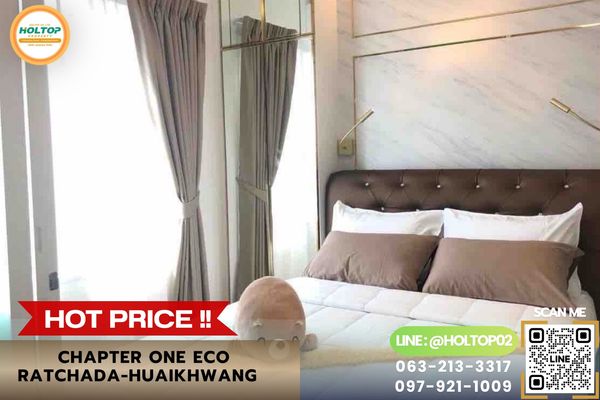#R10757 Condo for rent Chapter One Eco Ratchada-HuaiKhwang.