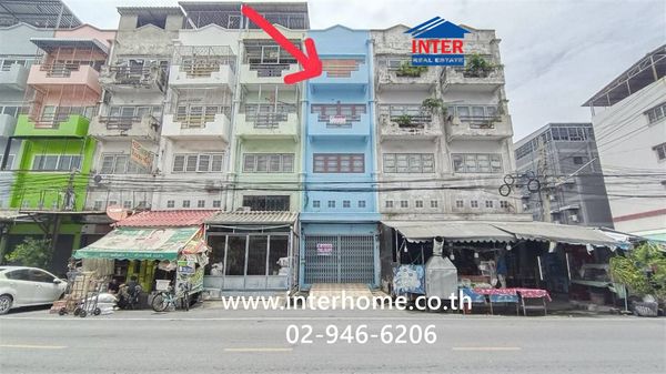 อาคารพาณิชย์ 4.5 ชั้น 16 ตร.ว. อาคารพาณิชย์ ใกล้สำนักงานเขตที่ดินจังหวัดนนทบุรี สาขาบางใหญ่ ถนนกาญจนาภิเษก บางใหญ่ นนทบุรี 