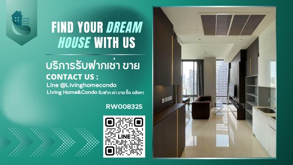 Condo for rent Ashton Silom 2BED, Modern Luxury style, luxurious, simple, cool, near BTS Chong Nonsi -RW008325