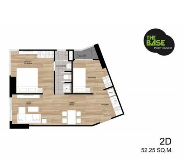 ขายด่วน คอนโด The Base Phetkasem 2 ห้องนอน 52.25 ตร.ม. ชั้น 18 ราคาถูกสุดในตึก 4.29 ล้านบาท ใกล้ MRT เพชรเกษม 48 087-808-3690 ฟีฟ่า