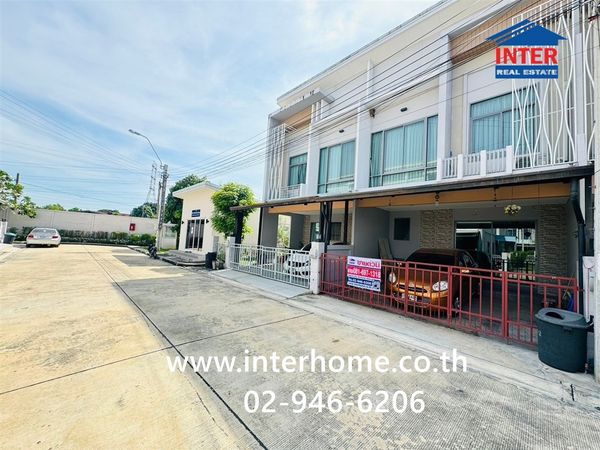 2-story townhouse, 19.7 sq m, The Metro Village, Rama 9-Krungthep Kreetha. Soi Rat Phatthana 15, Intersection 1, Ramkhamhaeng Road, Romklao Road, Saphan Sung District, Bangkok