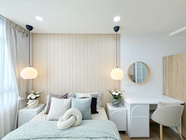 🎉✨Fully decorated, ready to move in, 2 bedrooms, Ramkhamhaeng area, beautiful room, very minimalist✨🎉