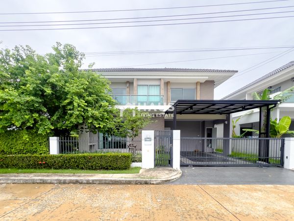 ✨ Corner plot, front doesn't collide with anyone, with an affordable price 🔥 Single house for sale, Perfect Place Chaengwattana 2 🔥 Perfect Place Chaengwattana 2 / 4 bedrooms #HCYP081