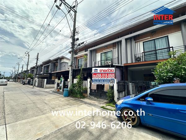 ทาวน์เฮ้าส์ 2 ชั้น 16 ตร.ว. หมู่บ้านเนเชอร่าเทรนด์ รัตนาธิเบศร์-ราชพฤกษ์ ใกล้วัดบางเลนเจริญ ซอยบางเลน21 ถนนรัตนาธิเบศร์ ถนนบางกรวย-ไทรน้อย บางใหญ่ นนทบุรี 