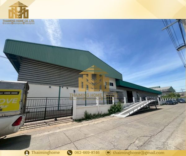 Warehouse for rent, area over 1,000 sq m., Bang Pla, Tamru, Bang Phli, Samut Prakan (TW8-27926)