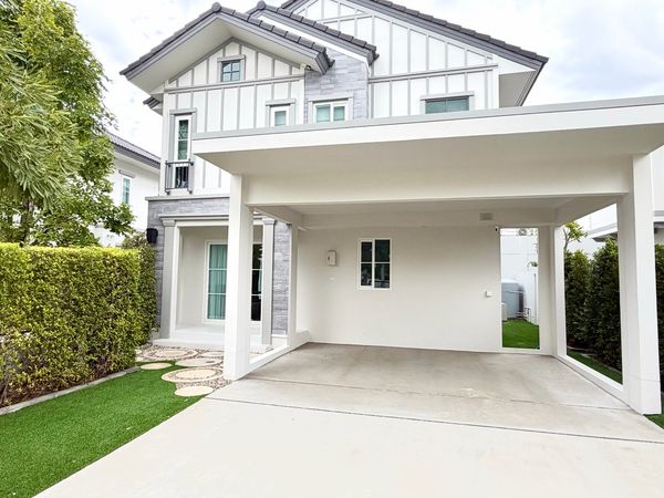 🏡 House for Rent – Villaggio 3 Srinakarin - Bangna (วิลลาจจิโอ 3 ศรีนครินทร์ - บางนา) | 4 Beds | 3 Baths | Land 57.7 sq.wah | Usable Area 153 sqm | Parking 4 Cars | Bangna | 💰69,000 THB/month | LINE: @500vvzzy | Ref: TR0162