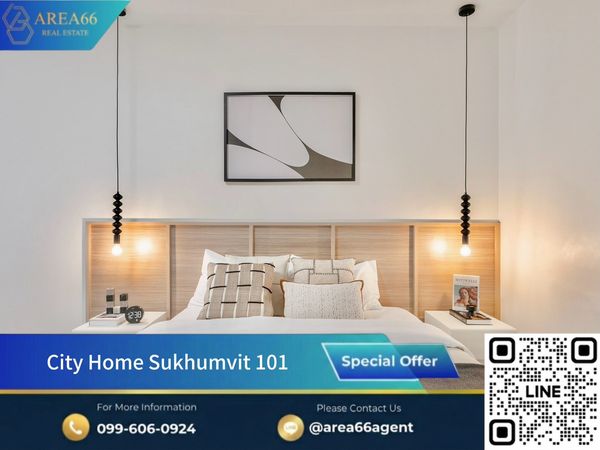 🔥 Nice condo, beautifully decorated ❗️ Right area, right location, right price, City Home Sukhumvit