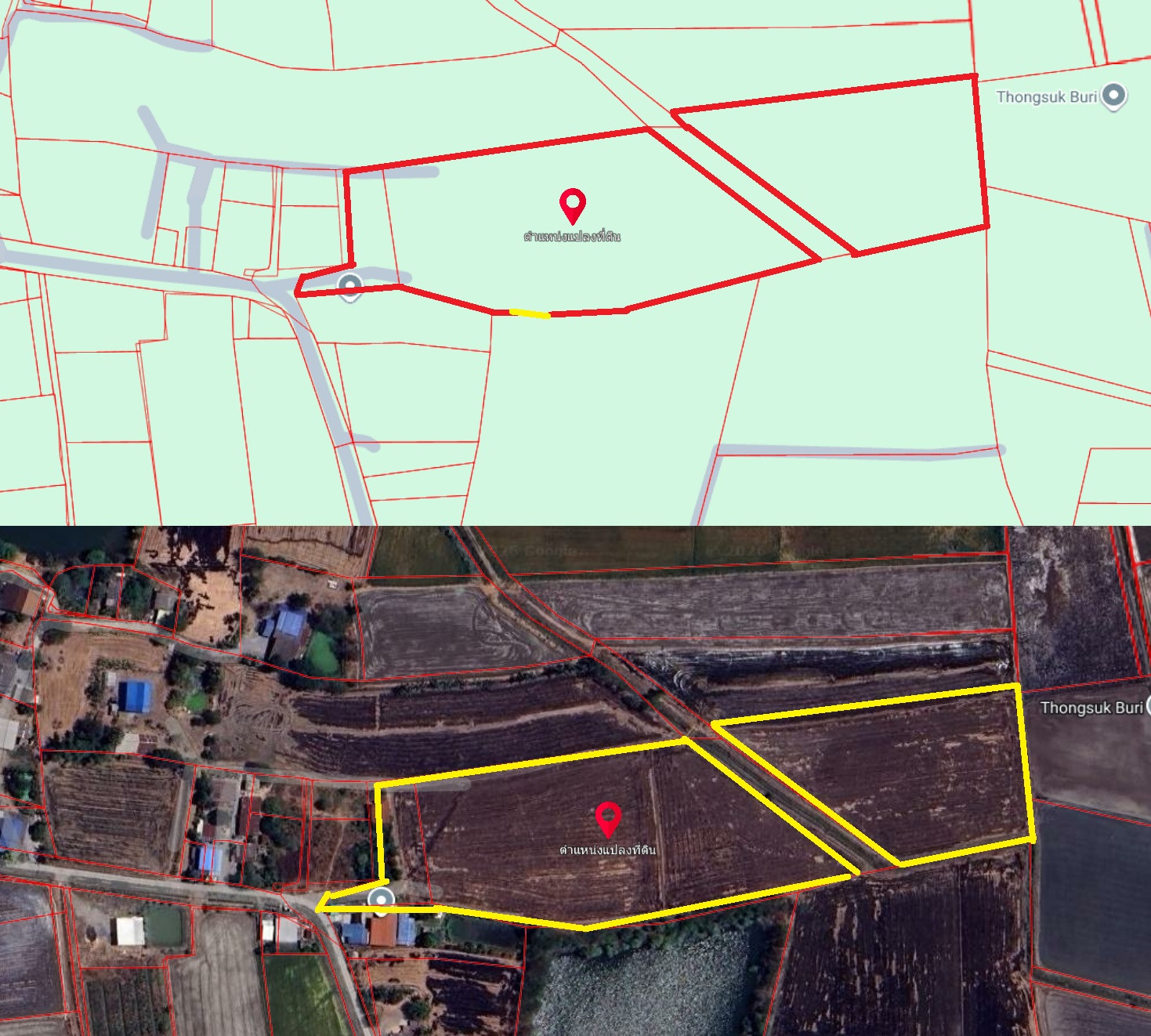 Land for sale, 14 rai, Don Pho Thong, Suphanburi. – รูปที่ 2