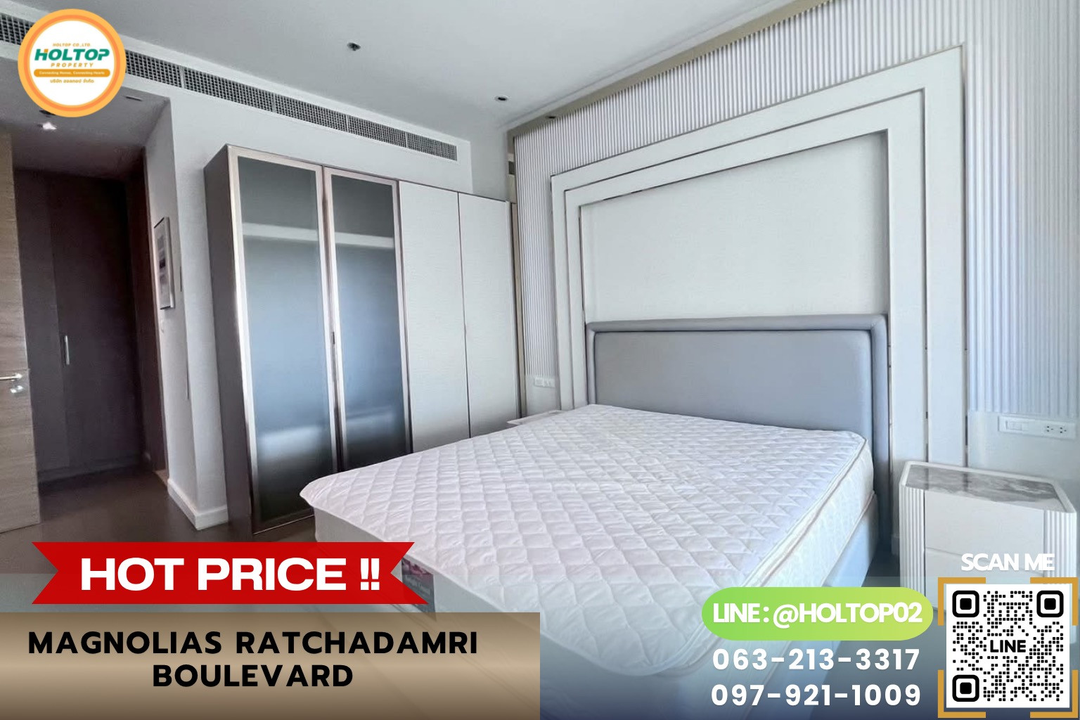 #R10808 ให้เช่าคอนโด Magnolias Ratchadamri Boulevard