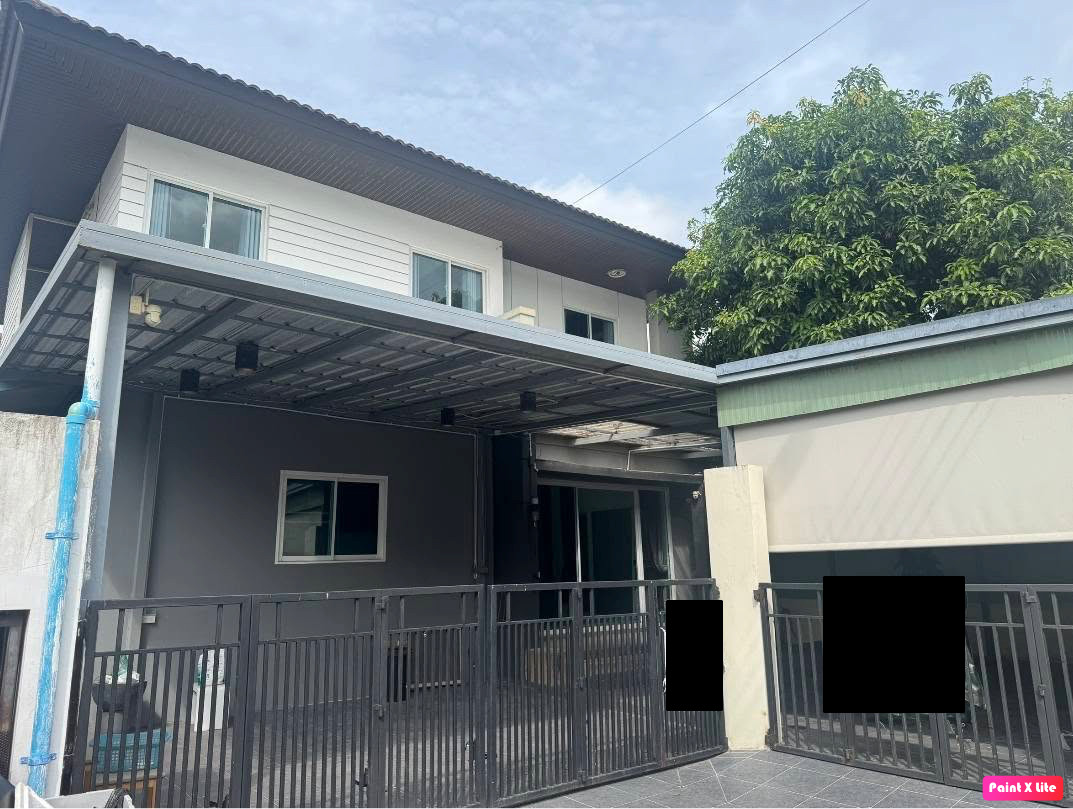 For rent, corner house, 59 sq m, 4 bedrooms, 2 bathrooms, 2-story detached house, Nara Home, Wongwaen, Bangna. For rent, corner house, 59 sq m, 4 bedrooms, 2 bathrooms, 2-story detached house, Nara Home, Wongwaen, Bangna.