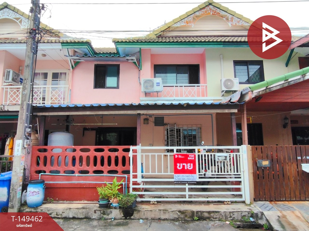2-story townhouse for sale, Pruksa Village 15, Bang Phli-Tamru, Samut Prakan.