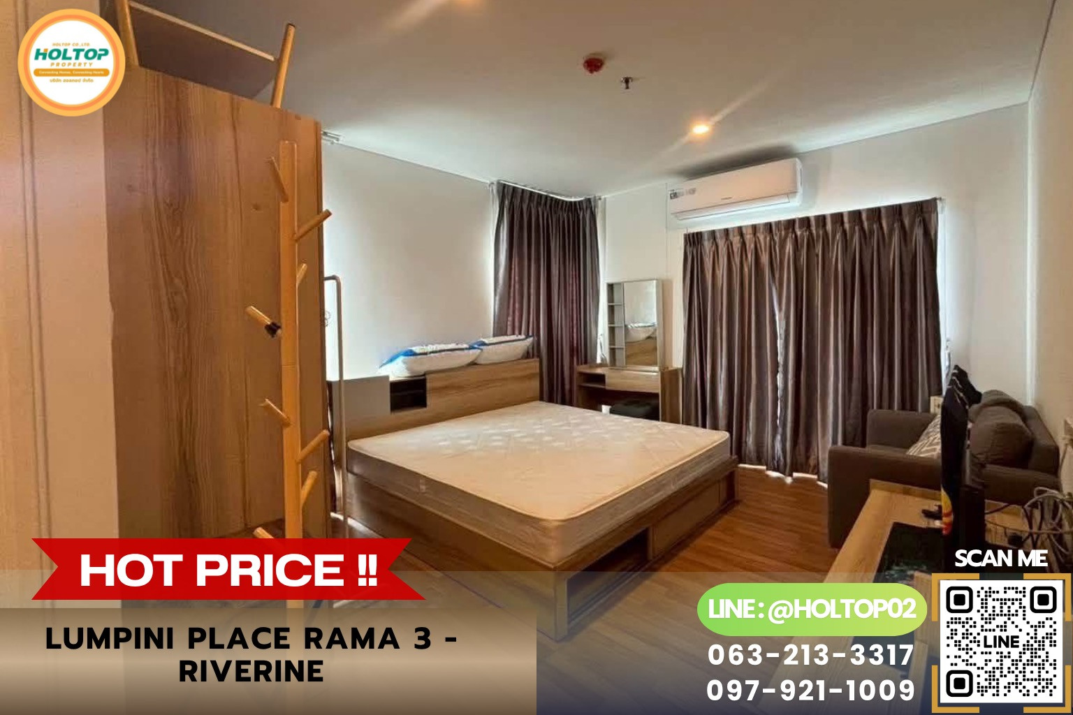 #R10809 Condo for rent Lumpini Place Rama 3 - Riverine. #R10809 Condo for rent Lumpini Place Rama 3 - Riverine.