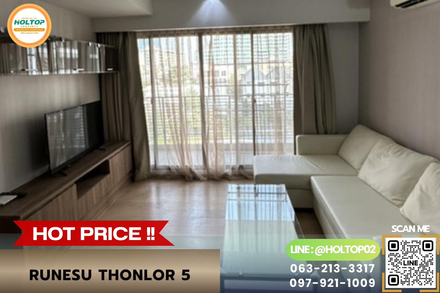 #L1187 ขายคอนโด Runesu Thonlor 5