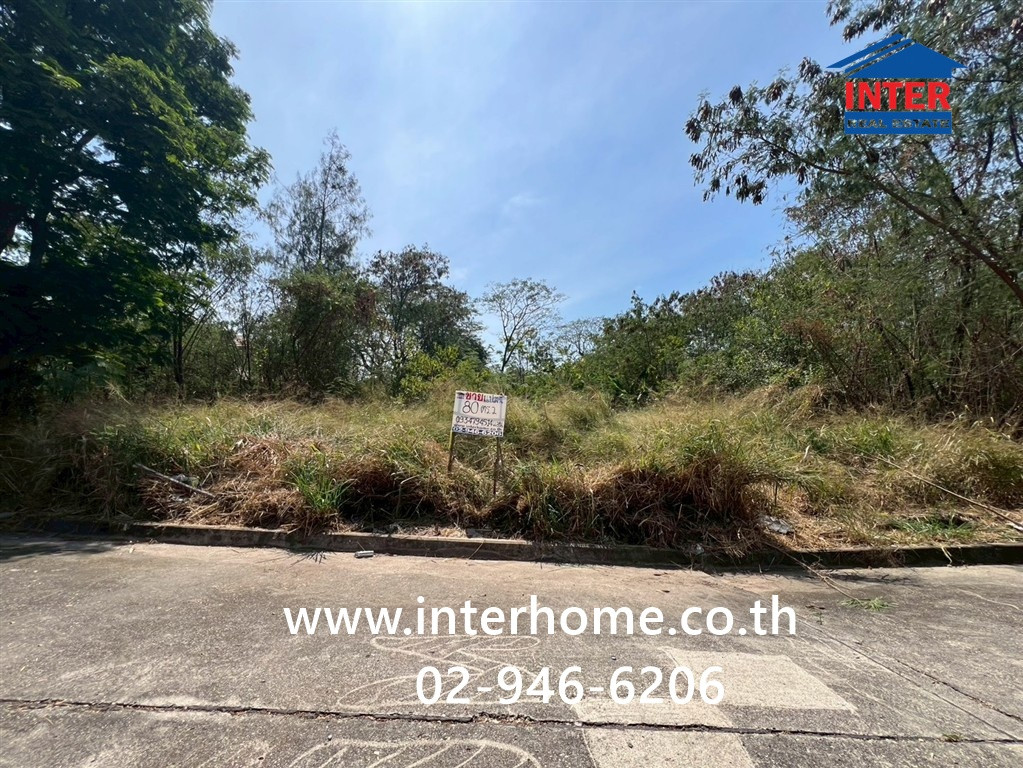 Empty land 80 sq m. Land, Siwalee Village, Rangsit 1, Soi Rangsit-Nakhon Nayok 50. Rangsit-Nakhon Nayok Road, Thanyaburi, Pathum Thani – รูปที่ 2