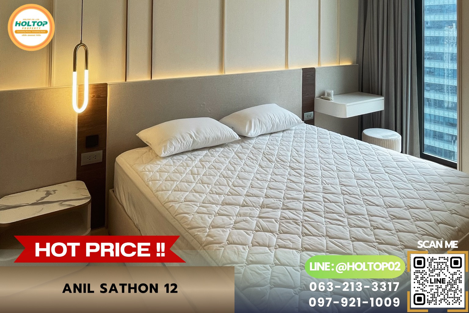 #R10807 ให้เช่าคอนโด ANIL Sathon 12 #R10807 ให้เช่าคอนโด ANIL Sathon 12