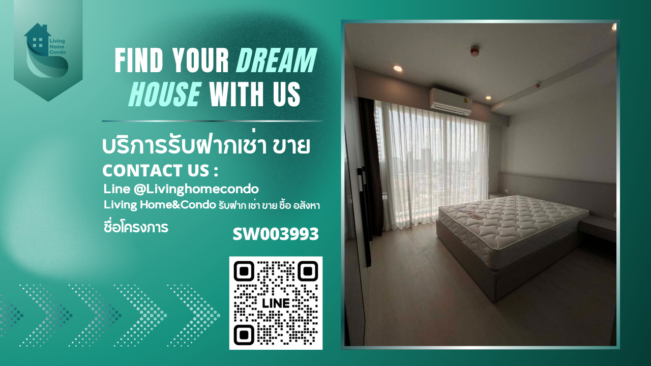 Condo for sale: The Line Phaholyothin Park, studio room, city view, fully furnished, ready to move in -SW003993