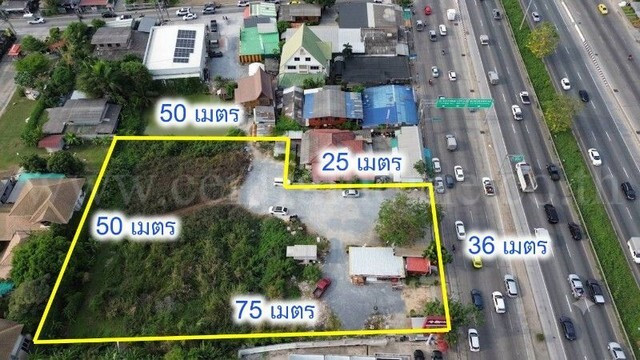 ให้เช่า ที่ดินเปล่า 2 ไร่ 60 ตารางวา ติดถนนกาญจนาภิเษก สัญญาระยะยาว – รูปที่ 2