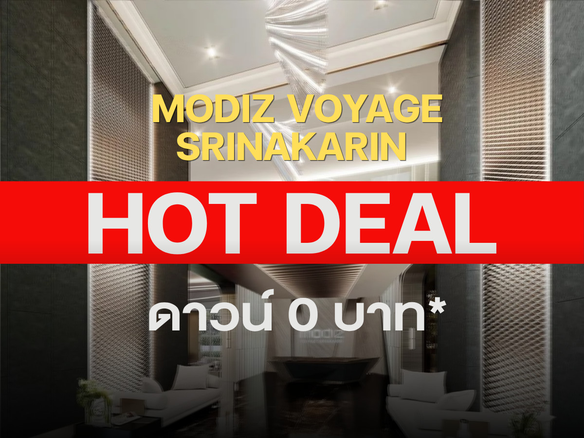 🔥 **HOT DEAL** 🔥 Hand-picked beautiful unit at **Modiz Voyage Srinakarin** | 1 Bedroom | 1 Bathroom | Ready to move in. Guaranteed best price! 💯 📱 Call: **092-808-8899** 🔥 **HOT DEAL** 🔥 Hand-picked beautiful unit at **Modiz Voyage Srinakarin** | 1 Bedroom | 1 Bathroom | Ready to move in. Guaranteed best price! 💯 📱 Call: **092-808-8899**