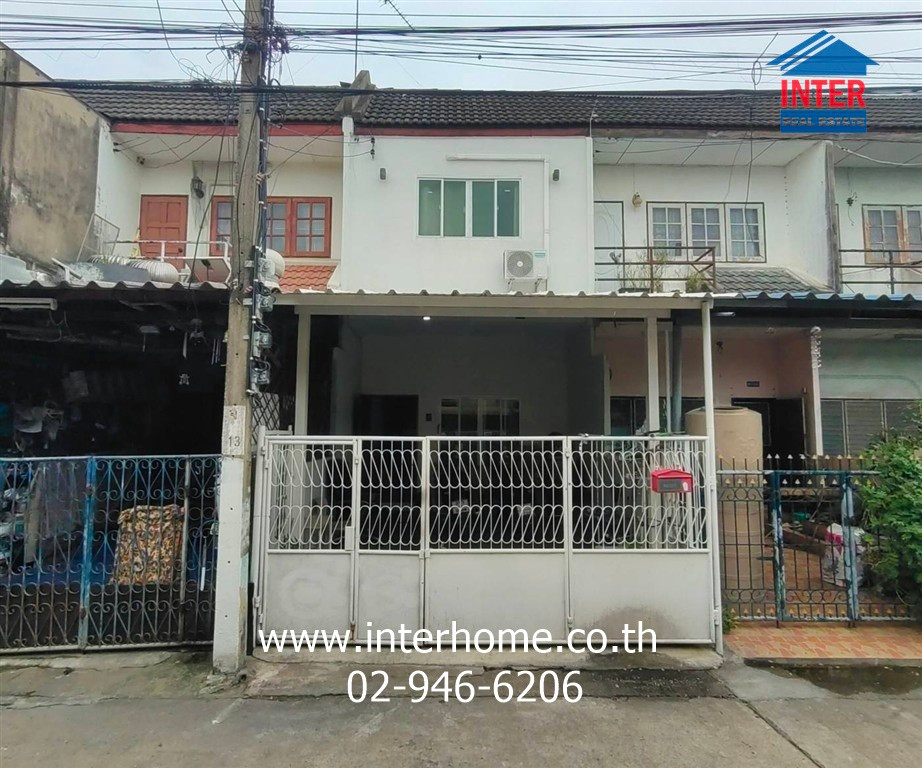 Townhouse, 2 floors, 14 sq m, Baan Reno Prasert Manukit. Soi Prasertmanukit 7 Prasertmanukit Road Kaset-Nawamin Road, Bang Kapi District, Bangkok