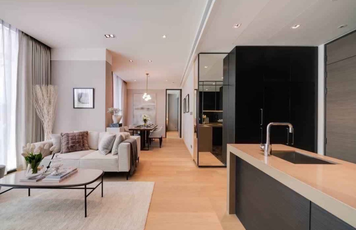 2 beds 3 baths - 90 sqm - low floor