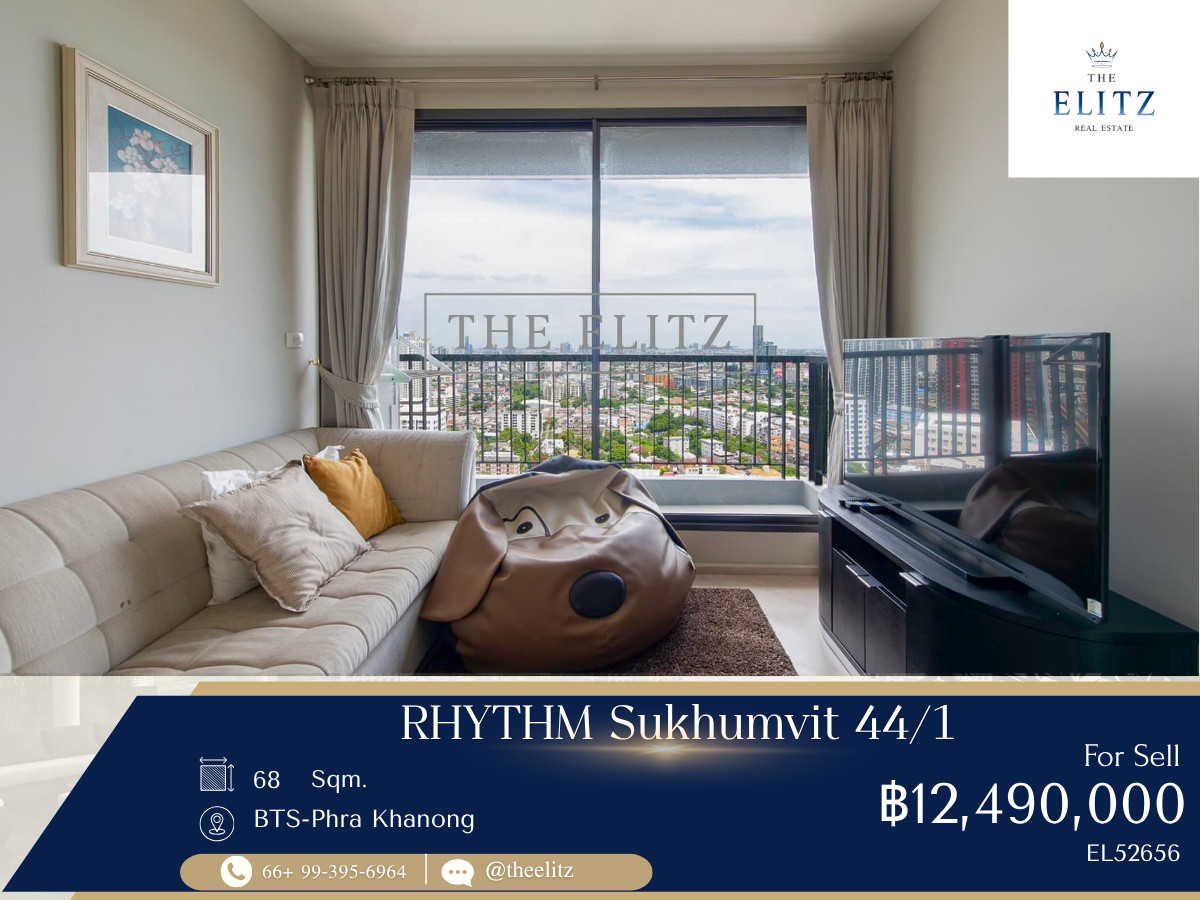 ✨ Best Value Deal! Ultra-prime location 0 meters to BTS Phra Khanong | Panoramic Sky Facilities with Infinity Edge Pool &amp; Sky Fitness ✨