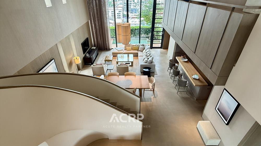 คอนโดหรู Duplex 2 ชั้น ใจกลางสาทร-นราธิวาส ใกล้รถไฟฟ้า ทางด่วน ตกแต่งสวยมาก – รูปที่ 4