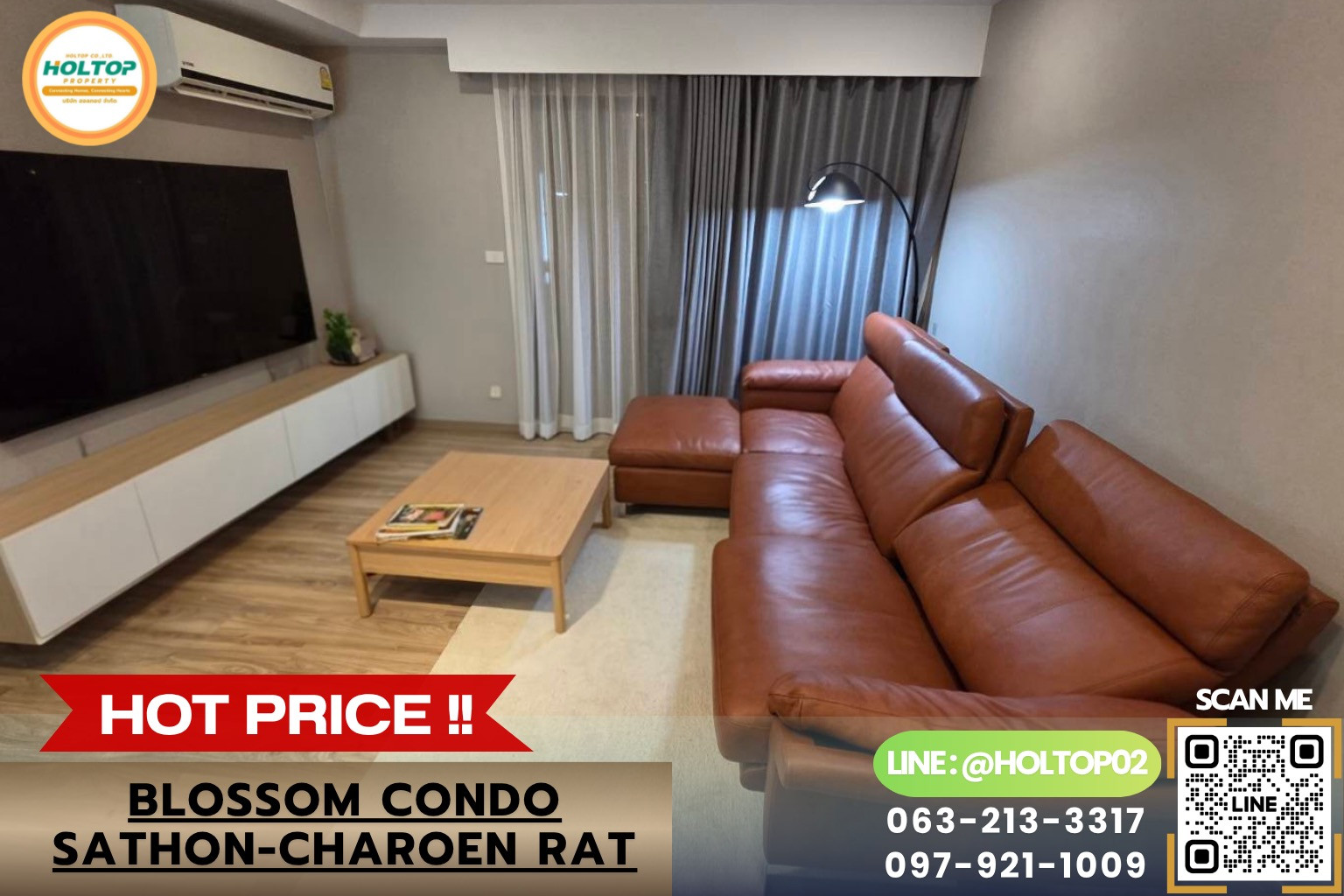 #L1184 Condo for rent Blossom Condo Sathon-Charoen Rat. #L1184 Condo for rent Blossom Condo Sathon-Charoen Rat.