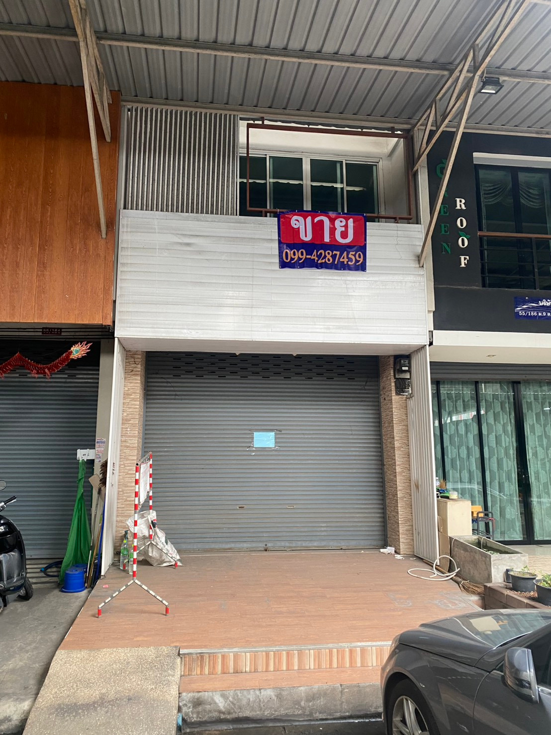 Commercial building, 4 floors, 17 sq m., decorated and ready to use. Ayara Fruit Market1 Suitable for commercial and residential purposes, all in one place.