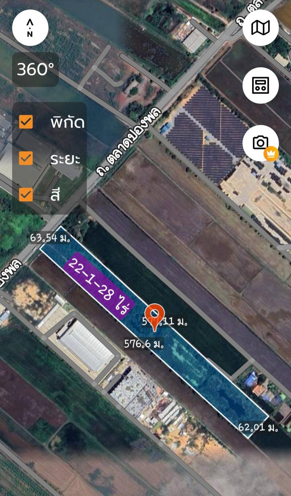 Purple land for sale Next to Pongphon Market Road dark purple area Can do everything, selling cheap, 4.2 million per rai. Purple land for sale Next to Pongphon Market Road dark purple area Can do everything, selling cheap, 4.2 million per rai.