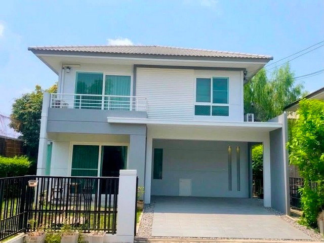 Code C7273 2-story detached house for rent, Siwalee Village, Suvarnabhumi, Bang Phli, Samut Prakan, house fully furnished, ready to move in. Code C7273 2-story detached house for rent, Siwalee Village, Suvarnabhumi, Bang Phli, Samut Prakan, house fully furnished, ready to move in.