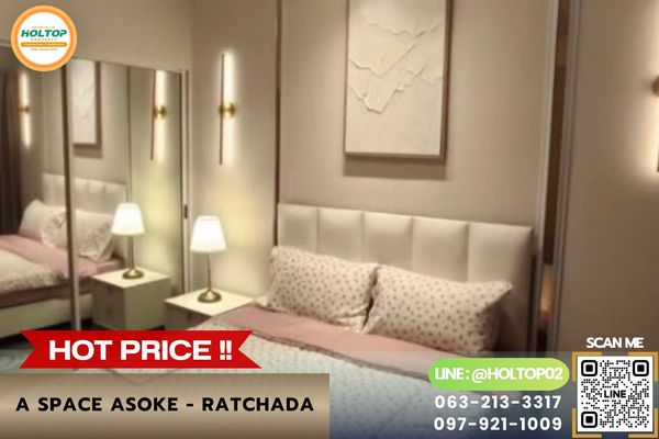 #R10798 ให้เช่าคอนโด A Space Asoke - Ratchada