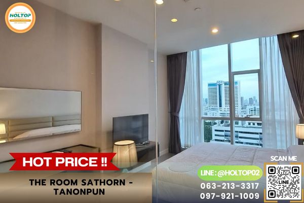 #R10806 ให้เช่าคอนโด The Room Sathorn - TanonPun
