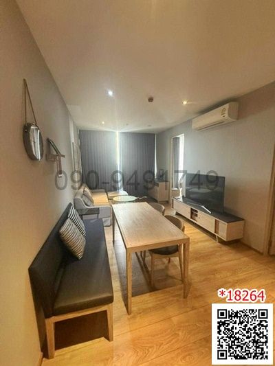 Condo for rent, Park 24 (Origin Phrom Phong), 2 bedrooms, 45th floor, near BTS Phrom Phong.