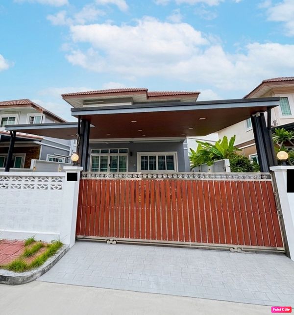 73 sq m, 3 bedrooms, 3 bathrooms, 2-story detached house, Kasalong Village, Don Mueang, Thet Ratchan.