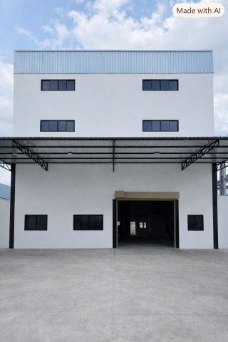 Kingkaew 31-41, near Suvarnabhumi Airport. 2-ton cargo lift. Wat Kingkaew. Factory and warehouse for rent, 770 sq.m., 84,999 baht per month. 2 rai 15 sq.wa. Premium Factory &amp; Warehouse, 3 floors, Kanchanaphisek 35-43, Rachathewa, Bang Phli.