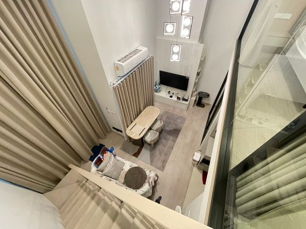 ให้เช่าคอนโด Cobe Kaset-Sripatum High Ceiling 30.5 ตร.ม. | พื้นที่ใช้สอยรวม 48 ตร.ม. | ตกแต่งพร้อมเข้าอยู่ 