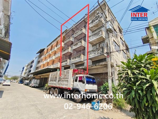 อาคารพาณิชย์ 4.5 ชั้น 42 ตร.ว. อาคารพาณิชย์ ซอยบรมราชชนนี119 ถนนพุทธมณฑลสาย3 ถนนบรมราชชนนี เขตตลิ่งชัน กรุงเทพมหานคร 
