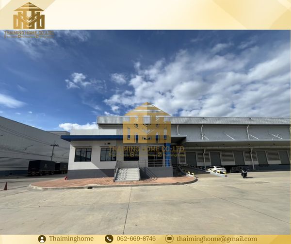 ให้เช่า คลังสินค้า โกดัง พื้นยกสูง 5,337 ตรม.บางนา ตราด สมุทรปราการ (TW8-29526)