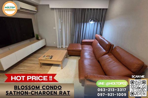 #L1184 ให้เช่าคอนโด Blossom Condo Sathon-Charoen Rat 