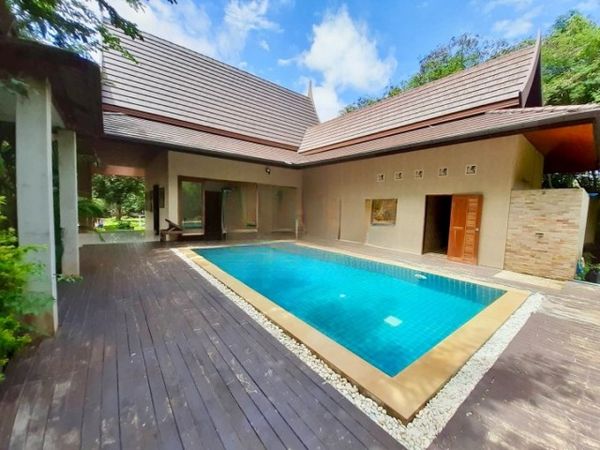 Kanchanaburi SaiYok Pool villa for rent in Lumsom 3bed 2bath 59,999THB/month near Sai Yok Maneekarn