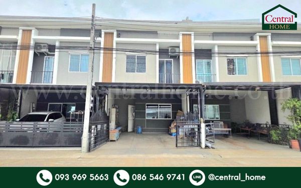Townhome Pleno Srinakarin Sridan 22, Main Road, fully extended, ready to move in.