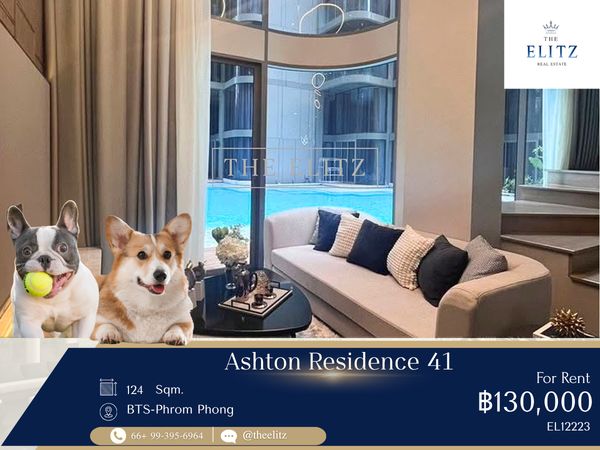  ✨ Ultimate Luxury Pool Access &amp; Pet-Friendly! Private boutique residence steps to EmQuartier &amp; Emporium ✨ 