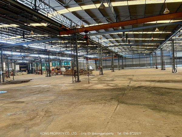 Factory for rent Purple area, size 3,700 sq m, Theparak, Bang Sao Thong, Samut Prakan.